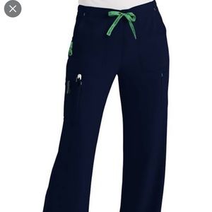 2 Pairs Carhartt Force Scrub Pants • Black/Caribbean • Size XL TALL